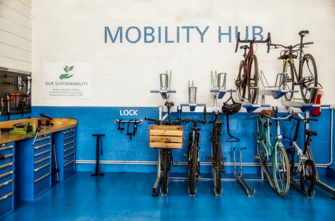 Shimano Mobility Hub, il parcheggio aziendale evoluto per le bici
